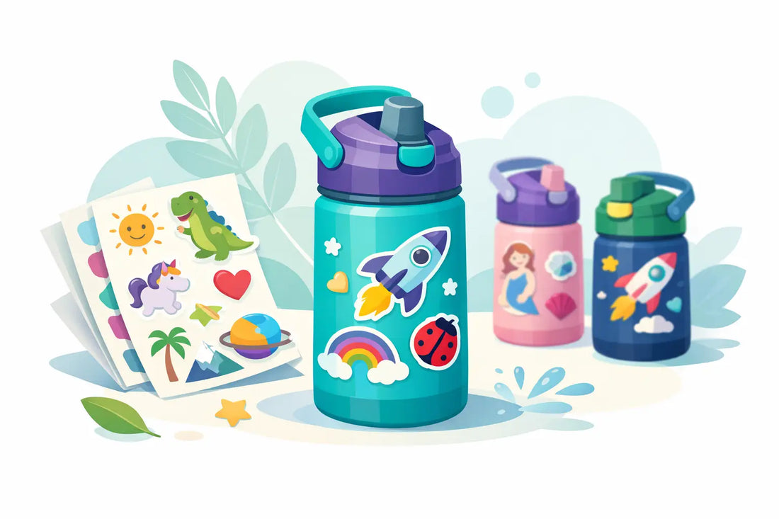 Stickers résistants pour gourde enfant : bien choisir