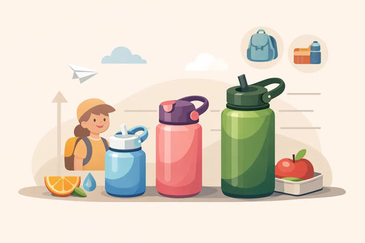 Guide des tailles de gourde enfant au quotidien